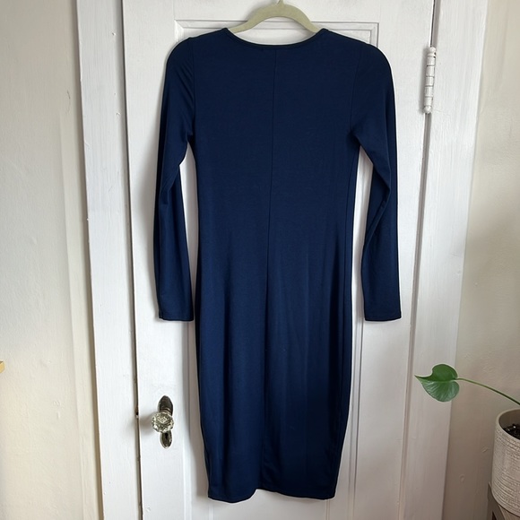 MARINE LAYER Lexi Longsleeve Midi Dress in Twilight - Picture 7 of 10